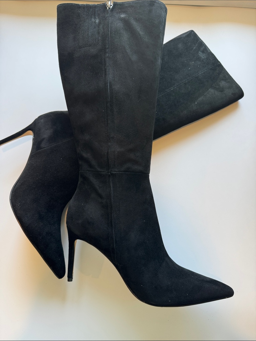 Nine West Women's Cook Tall Stiletto Dress Boots - Picture 3 of 4